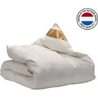 Ten Cate 4-Seizoenen Ganzendonzen dekbed Lena | satijn wit 200x240 cm dekbedden | NADUVI
