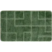 Dywany Łuszczów Zachte Antislip Badkamermat 60x100 cm - Groen met Lijnen