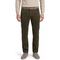 Gardeur rib chino donkergroen