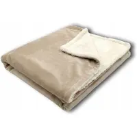 Mu Polar Minky Baby Deken 75x100 cm - Zacht Beige/Ecru