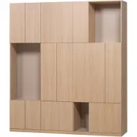 Woood Build Wandkast Combinatie 188 cm - Eiken Decor - Naturel