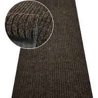 Nestor Merkloze Deurmat op Maat - 200cm Breed, Bruin, Antislip