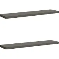 vidaXL 2-delige Bankkussens VUGHT 2 st 100% Polyester Grijs