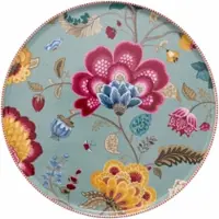 Pip studio Taartplateau Home Cake Tray Blooming Tales Fantasy Blue 30,5cm