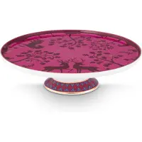 Pip studio Taartplateau Home Cake Tray Small Pips Deerest Darling Pink 21cm
