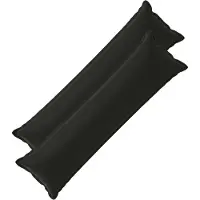 vidaXL Kussen met kussen HOUTEN 2 st Zwart Polyester