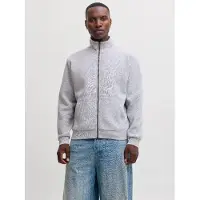 Jack & Jones Sweatvest 'JJEBradley' lichtgrijs