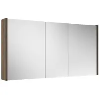 Saniclass Prime spiegelkast – 120x63x16 cm – Noten