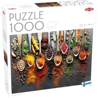 Tactic Spice Up Your Life – Puzzel – 1000 stukjes – Kruiden En Specerijen – Kleurrijke Foodfotografie – Hoogwaardige Scandinavische Kwaliteit