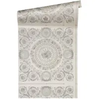 Versace KLASSIEK ORNAMENTEN BEHANG - Grijs Metallic - AS Creation Versace 4