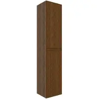 Saniclass Holz Atelier Hoge kast - 140x38x38cm - 2 deuren - Walnut pure