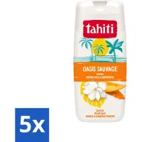 Tahiti 5 x - Douchegel - Wilde Oase - Mango & Gardenia - 315 ml - Voordeelverpakking - 5 stuks