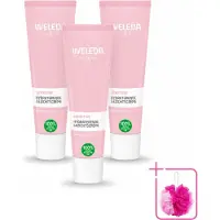 Weleda 3 x - Gezichtscrème Sensitive Hydraterend - Voor gevoelige huid - 30 ml - Bulkverpakking - Gevoelige huid - Douchemop - Hydraterende crème