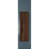Saniclass Prime Essential Hoge Kast - 120x35x35cm - 1 deur - noten - MDF