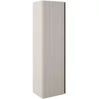 Saniclass Prime Blend Hoge Kast - 120x34.5x27.5cm - 1 deur - mat cotton (beige) - MDF