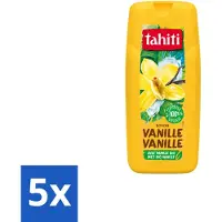 Tahiti 5 x – Douchegel – Vanille - 300 ml - Voordeelverpakking - 5 stuks