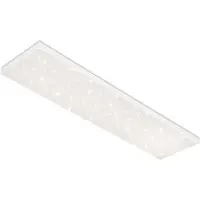 Briloner - LED Plafonniére - plafondlamp dimbaar - met lichtrand - sterrendecoratie - incl. afstandsbediening - kleurtemperatuurregeling, 38 Watt - 3.800 lumen - wit