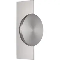 Globo LED-wandlamp Jasper, alu / grijs / zink, Woon-/ Eetkamer, metaal, Modern, LED wandlamp