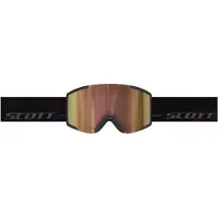 SCOTT - Skibrillen - Shield Light Sensitive Black/Fog Grey AMP LS Cinnamon Chrome S1-3 voor Unisex - Zwart