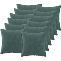 vidaXL Kussen met kussen HEERLEN 12 st Zee blauw Microfiber Fleece