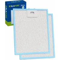 Alapure 2x Metaalfilter voor Zanussi 4055081220 300x253x8mm