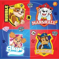 Paw Patrol servetten - 32x - 23 cm - papier - thema feest - kinderfeestje/kinderpartijtje - thema feestservetten