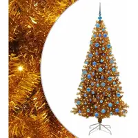 vidaXL Kerstboom Goud 180 cm PET