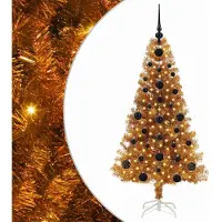 vidaXL Kerstboom Goud 120 cm PET