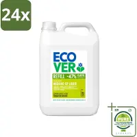 vidaXL - Afwasmiddel - Citroen & Aloë Vera - 5 liter - Voordeelverpakking - 24 stuks - Afwasmiddel - Citroen