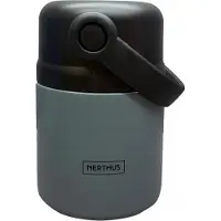 Nerthus Lunch Box Thermos 650ml Grijs BPA-vrij - Warm Eten Onderweg