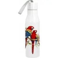 Duo Thermosfles 500ml Papuga Ara - RVS, 12u Warm, 24u Koud