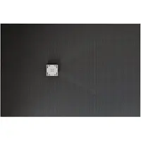 AICA douchebak XPS-isolatieplaat 90x120cm zijn ideaal voor vochtige ruimtes zoals een badkamer H:40mm-met douchegoot rooster en afvoer