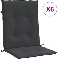 Zakito Tuinmeubelkussens Oxford Zwart 100x50 cm - Comfort & Stijl