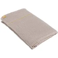 Tendance Serviette de bain 90 x 150 cm 100 % coton nid d'abeille taupe
