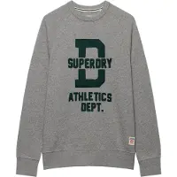 Superdry Sweatshirt 'Athletic' marine / grijs gemêleerd