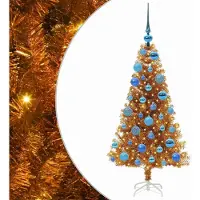 vidaXL Kerstboom Goud 120 cm PET