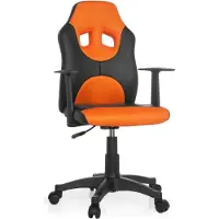 Hjh OFFICE KID GAME AL - Kinder bureaustoel Zwart / Oranje