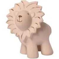 Tikiri Mijn Eerste Safaridiertje - Leeuw - In Natuurlijk Rubber - Met Belletje - 0 Jaar