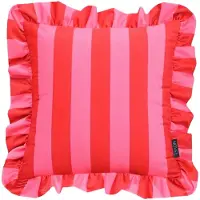 NOVÉE Ruffles stripe / kussenhoes | 45x45 cm | katoen/polyester
