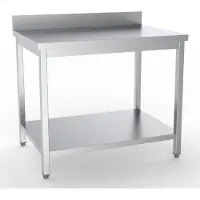 CombiSteel 600 Werktafel Bodemschap Rand Demontabel 800, 7333.0090 - Horeca & Professioneel