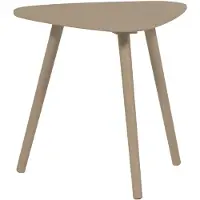 Woood Nila Bijzettafels - Hout - Zand - Set van 2