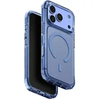 Uniq Magclick Charging Combat Cover Voor Apple Iphone 18 Pro 17 Pro Polar Blue