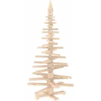 vidaXL - Houten - kerstboom - KOTKA - 150 - cm - Massief - grenenhout - Natuurlijk