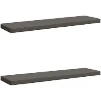 vidaXL 2-delige Bankkussens VUGHT 2 st 100% Polyester Grijs
