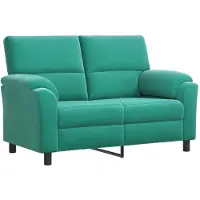 vidaXL Bank Turquoise 154 x 85 x 93 cm fluweel