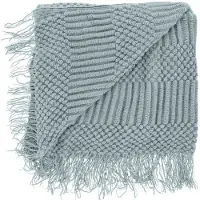 Unique living - Plaid Palma Beach Blue -130x160cm