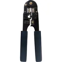S-Conn Krimptang voor RJ12 en RJ11 connectoren - metaal / blauw/zwart