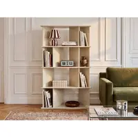 Vente-unique Boekenkast met 10 nissen in MDF - Beige - MORENCI