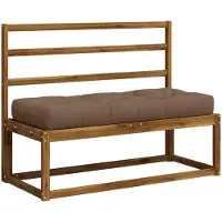 vidaXL Pallet Zitkussen VIANEN 100% Polyester Taupe 120 x 40 x 12 cm