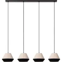 Lucide KALA - Hanglamp - 4xE14 - Taupe